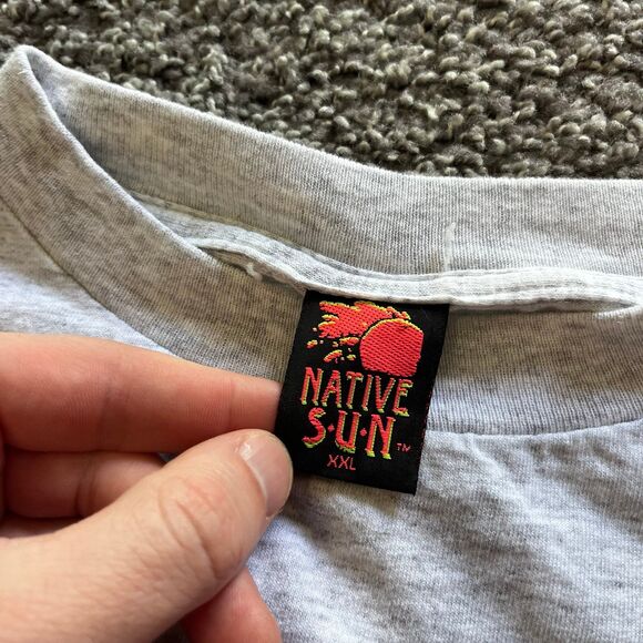 VTG 1996 Florida Gators Football National Champions T Shirt Neon Grey Size 2XL - Picture 3 of 7